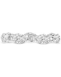 Macy's - Blue & White Cubic Zirconia Band Ring (5-7/8 Ct. T.w. - Lyst