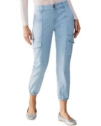 Sanctuary - Rebel Cropped Mid-rise Cargo Pants - Lyst