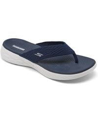 Skechers - On The Go 600 Sunny Athletic Flip Flop Thong Sandals From Finish Line - Lyst