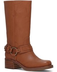 FRYE and CO - Miranda Harness In Pull-on Mid Shaft Boots - Lyst