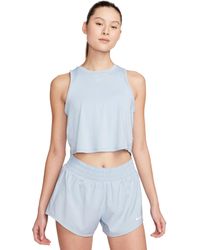 Nike - Solid One Classic Dri-fit Cropped Tank Top - Lyst