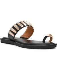 Dolce Vita - Jayson Jewelry Embellished Thong Toe Ring Flat Sandals - Lyst