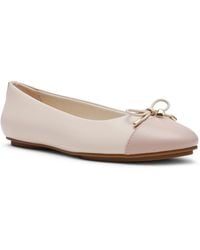 Anne Klein - Luci Cap Toe Ballet Flats - Lyst