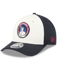 KTZ - Navy/white Cleveland Guardians City Connect Batting Practice 9forty M-crown Adjustable Hat - Lyst