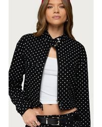 Edikted - Tabitha Polka Dot Jacket - Lyst