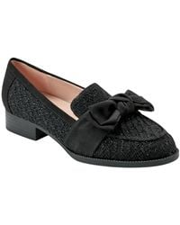 Bandolino - Lindio Bow Slip On Tailored Loafers - Lyst