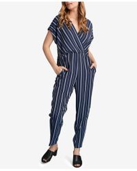 eci striped jumpsuit