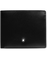 Montblanc - Black Leather Meisterstuck Wallet 5525 - Lyst