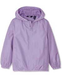 Lands' End - Girls Waterproof Hooded Packable Rain Jacket - Lyst