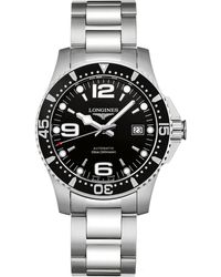 Longines - Swiss Automatic Hydroconquest Stainless Steel Bracelet Watch 41mm - Lyst