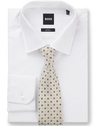 BOSS - Boss By Jacquard Pattern Formal Silk Tie - Lyst