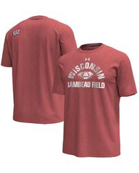 Under Armour Wisconsin Badgers Gameday Icon T-shirt in White for Men | Lyst