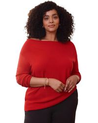 Avenue - Plus Size Convertible Pullover Sweater - Lyst