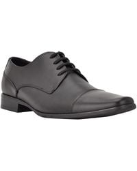 Calvin Klein - Bram Leather Cap Toe Oxfords - Lyst