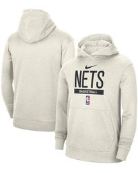 Nike - Brooklyn Nets 2022/23 Spotlight On-court Practice Performance Pullover Hoodie - Lyst