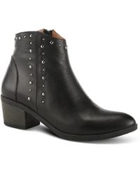 Spring Step - Azura Wildwest Leather Western Bootie - Lyst
