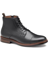 Johnston & Murphy - Durham Cap Toe Boots - Lyst