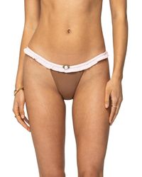 Edikted - Kellie Ruffled Bikini Bottom - Lyst