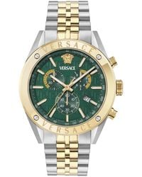 Versace - Athletic Stainless Steel Bracelet Watch - Lyst
