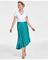 INC International Concepts - Asymmetric Pleated Skirt - Lyst