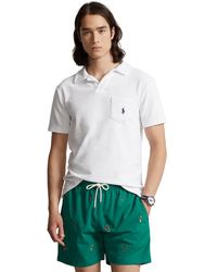 Polo Ralph Lauren - Cotton-blend Terry Polo Shirt - Lyst