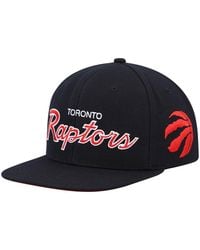 Mitchell & Ness - Toronto Raptors Hardwood Classics Script 2.0 Snapback Hat - Lyst