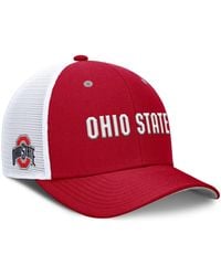 Nike - Ohio State Buckeyes 2025 Dugout Coaches Rise Performance Trucker Adjustable Hat - Lyst