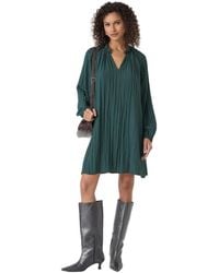 Hush - Ruffled Long Sleeve Mini Dress - Lyst
