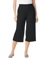 Woman Within - Plus Size 7-day Knit Culotte - Lyst
