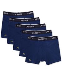 Lacoste - 5 Pack Cotton Boxer Brief Underwear - Lyst
