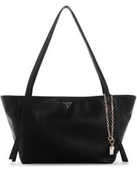 Guess - Devon Extra-large Structured Faux Leather Tote - Lyst