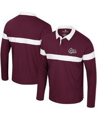 Colosseum Athletics - Montana Grizzlies Too Cool For School Long Sleeve Polo Shirt - Lyst
