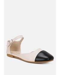 LONDON RAG - Clevea Dual Tone Pin Buckle Ballet Flats - Lyst
