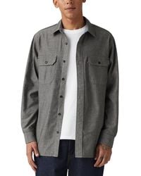 Levi's - Relaxed Fit Long Sleeve Button Front Worker Shirt - Lyst