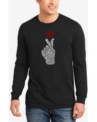 LA Pop Art - K-pop Word Art Long Sleeves T-shirt - Lyst