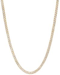 Macy's - Double-sided Cuban Link 18" Chain Necklace (4.5mm - Lyst