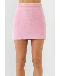 Endless Rose - Chain-trimmed Mini Skirt - Lyst