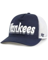 '47 - New York Yankees Biloxi Hitch Adjustable Hat - Lyst
