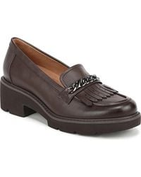 Naturalizer - Cecilia Closed Square Toe Slip On Loafers - Lyst