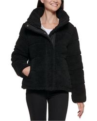 calvin klein fuzzy jacket