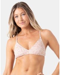 Roxy - Wild Thing Athletic Tri Bikini Top Swim Hipster Bottoms - Lyst