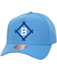 Mitchell & Ness - And Blue Brooklyn Dodgers Basic Coop Pro Adjustable Hat - Lyst