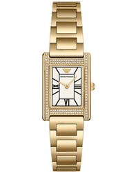 Emporio Armani - Tone Stainless Steel Bracelet Watch 22mm - Lyst