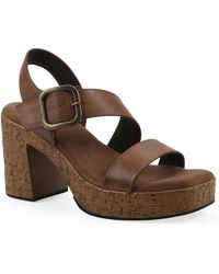 White Mountain - Barb Platform Sandal - Lyst