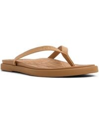 Roxy - Calabasas Round Toe Flat Sandals - Lyst