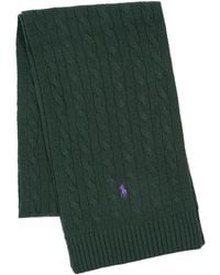 Polo Ralph Lauren - Classic Cable Scarf - Lyst