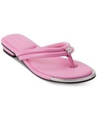 DKNY - Clemmie Slip On Thong Flip Flop Sandals - Lyst