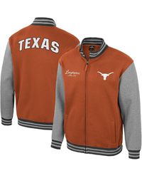 Colosseum Athletics - Texas Longhorns Ambi-turner Full-zip Varsity Jacket - Lyst