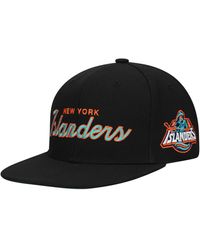 Mitchell & Ness - Mitchell Ness New York Islanders Core Team Script 2.0 Snapback Hat - Lyst