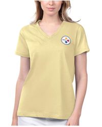 Margaritaville - Pittsburgh Steelers Game Time V-neck T-shirt - Lyst